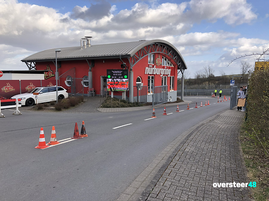 Nurburgring main carpark entrance