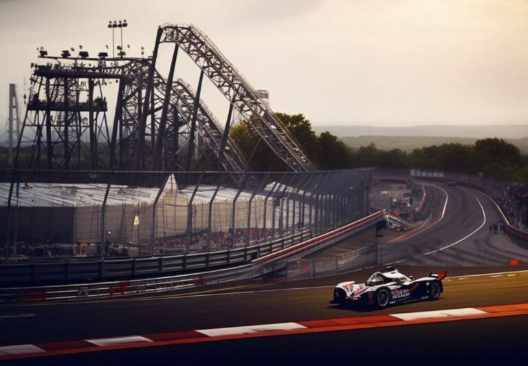 Ring Racer Roller Coaster created with AI