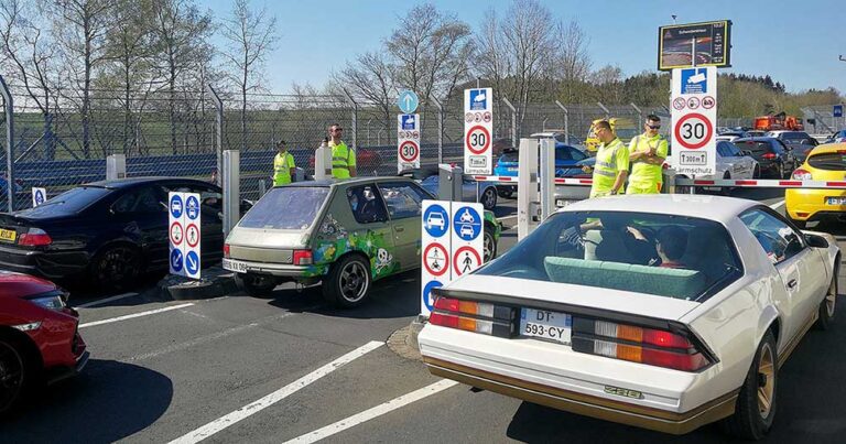 Nurburgring ticket barrier