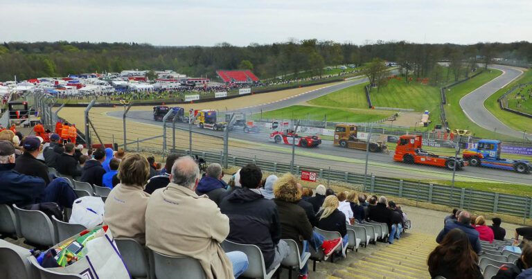 Brands Hatch grandstand view