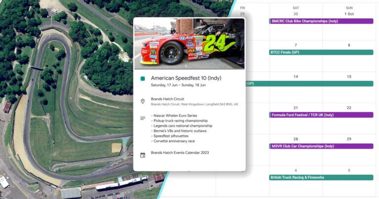 Brands Hatch events calendar