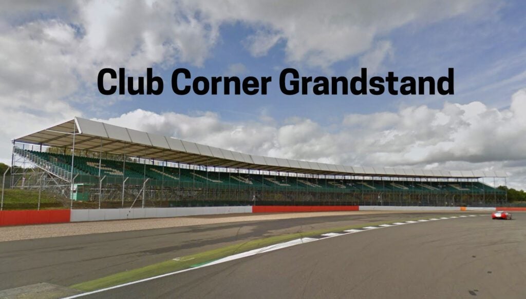 Club Corner grandstand Silverstone