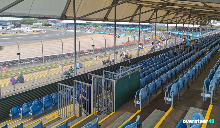 Copse Corner grandstands Silverstone British GP