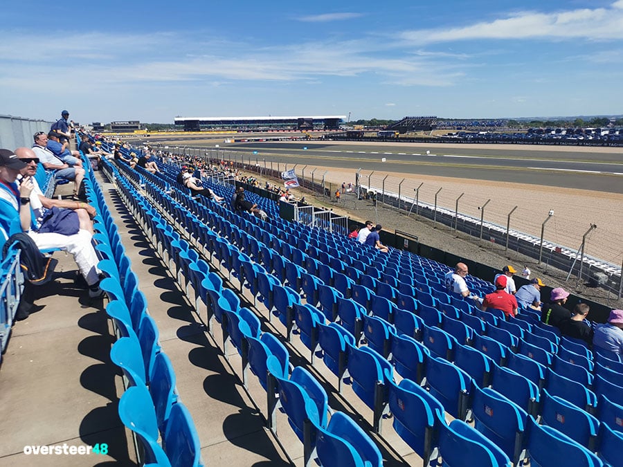Farm Curve grandstand Silverstone