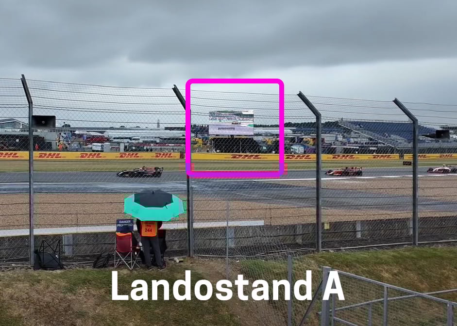 Landostand A TV screen