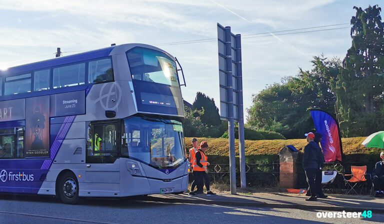 Silverstone bus transfer F1