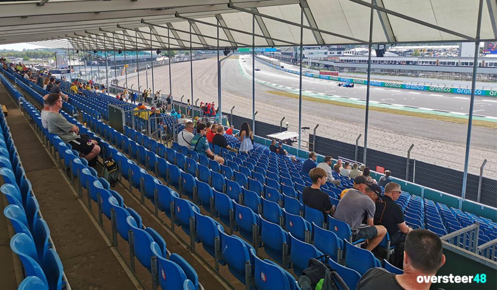 Woodcote B grandstand Silverstone