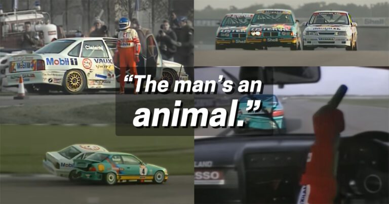 The man's an animal - John Cleland BTCC 1992