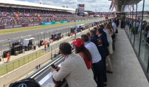 Silverstone Paddock Club view