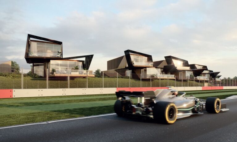 Silverstone Escapade trackside homes
