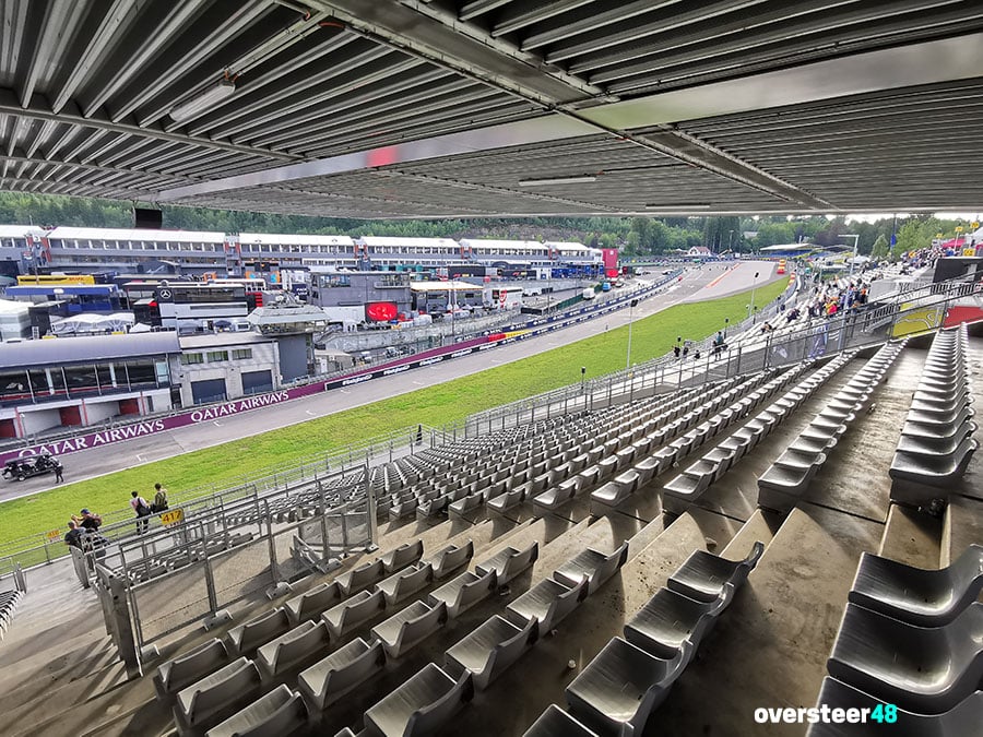 Belgian Grand Prix Gold 2 Grandstand view Spa