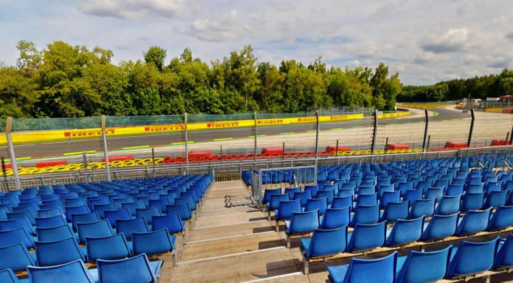 Combes 2 grandstand view Spa Francorchamps