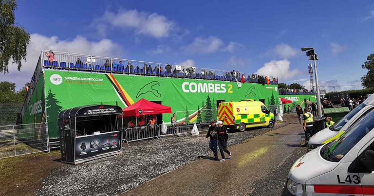Combes grandstand at Spa Francorchamps