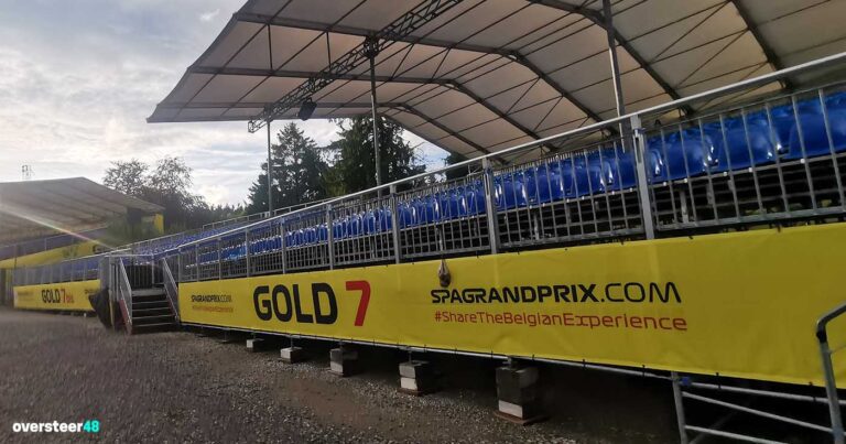 Gold 7 grandstand at Spa Francorchamps