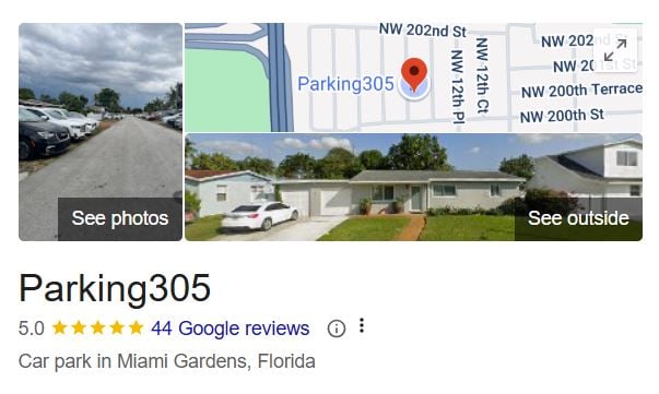 Parking305 Miami F1