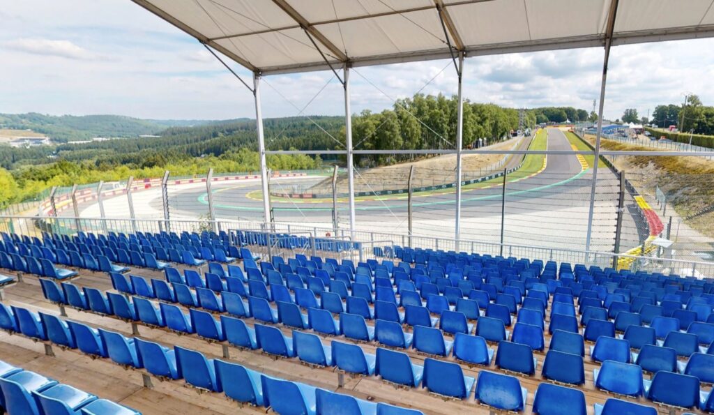 Silver 4 grandstand Spa Francorchamps F1