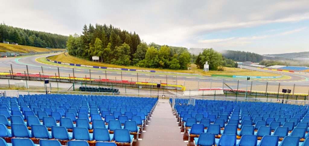 Spa Grand Prix Silver 3 grandstand view