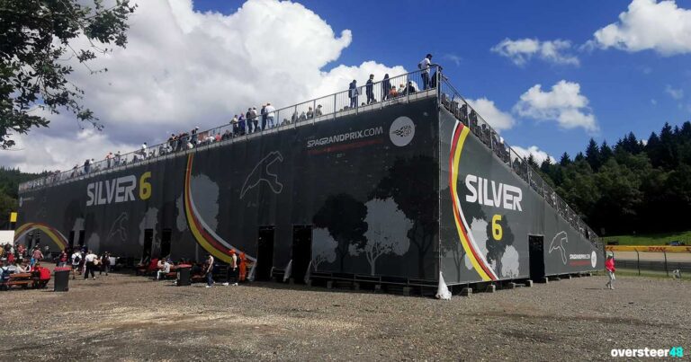 Silver 6 grandstand at Spa Francorchamps