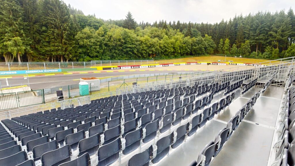 Silver 6 grandstand view Belgian Grand Prix 2