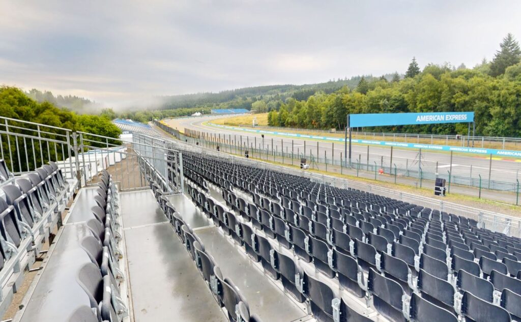 Silver 6 grandstand view Spa Francorchamps 1