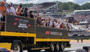 Spa F1 Paddock Club hospitality truck circuit tour