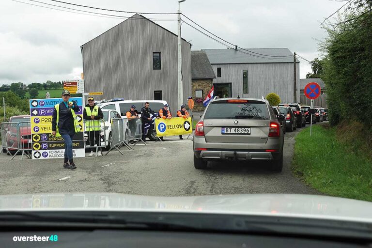 Spa Francorchamps F1 traffic directions