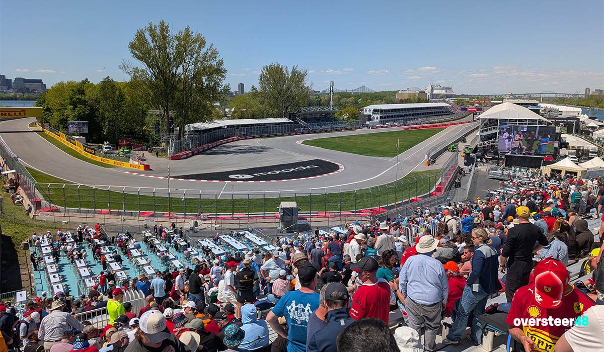 Canadian GP Grandstand 12 view