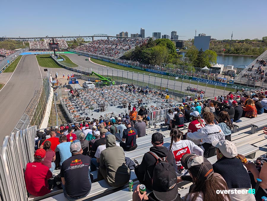 Canadian GP Grandstand 34 view
