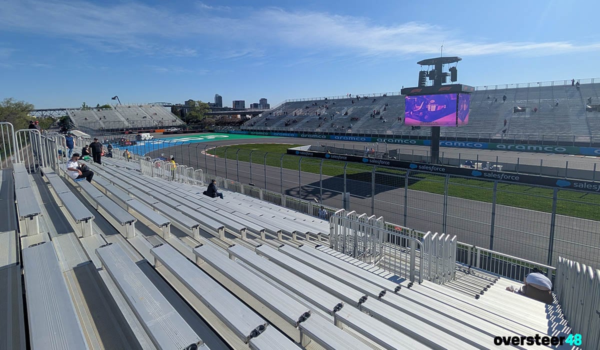Canadian Grand Prix Grandstand 21 view