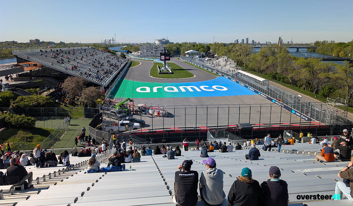 Canadian Grand Prix grandstand 15 view