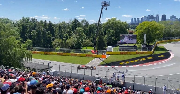GRandstand 32 view at the Montreal GRand Prix in Canada