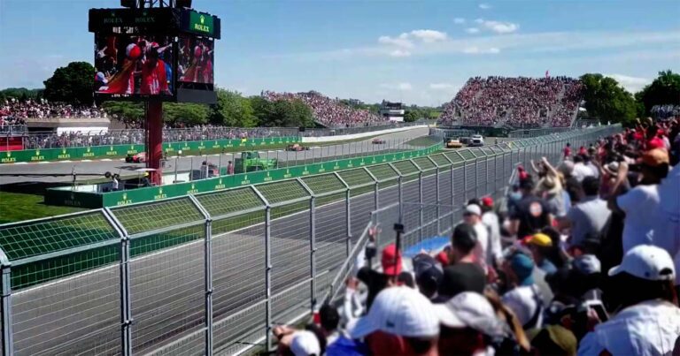 Grandstand 21 view at the Canadian Grand Prix F1 race
