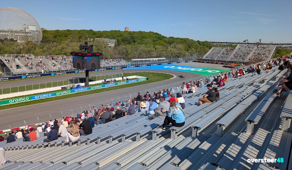 Lance Stroll Grandstand 24 Canadian GP view