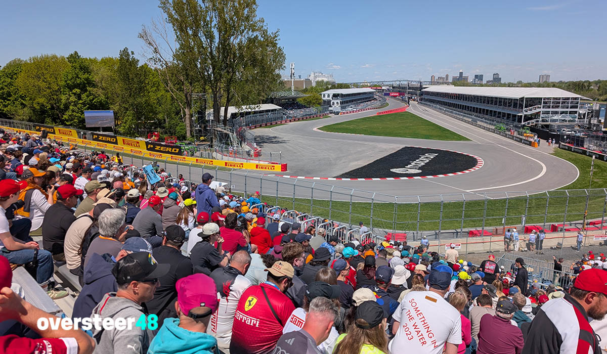 Montreal F1 grandstand 11 view