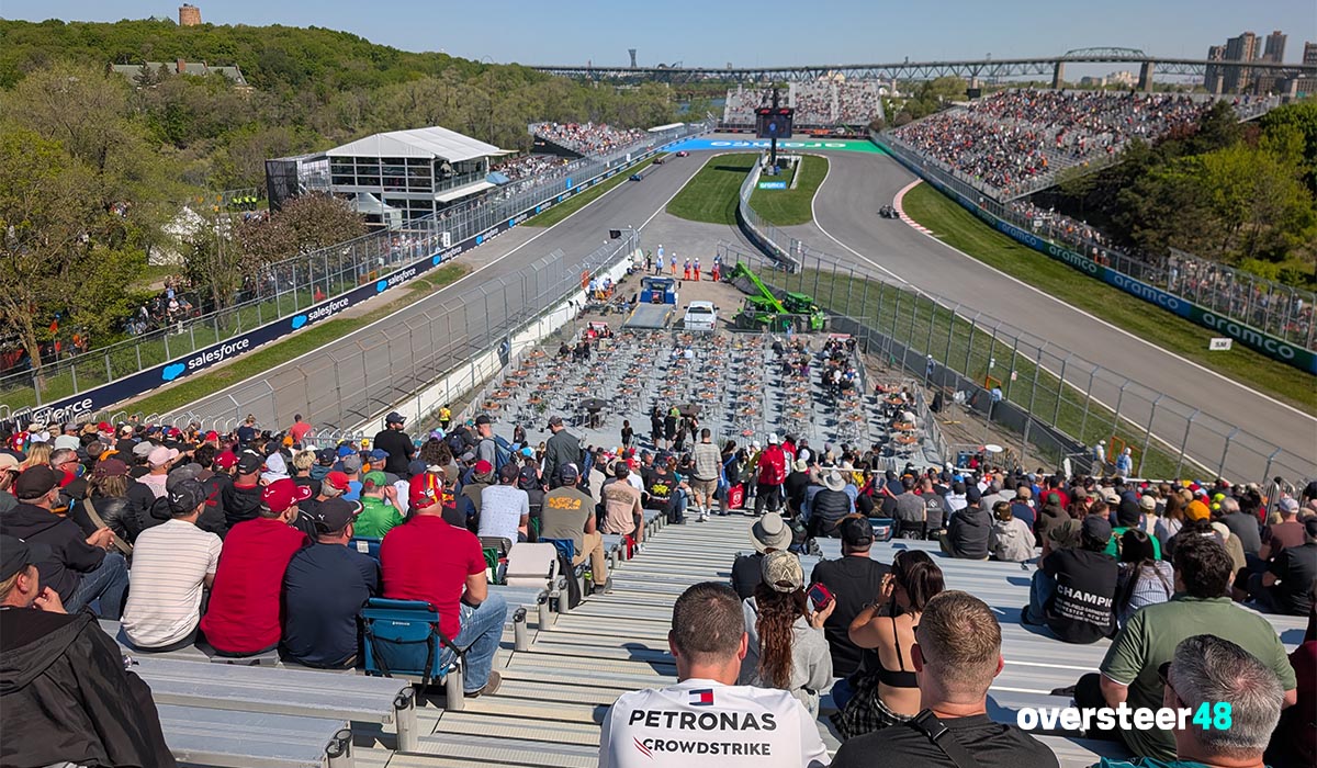 Montreal F1 grandstand 34 view