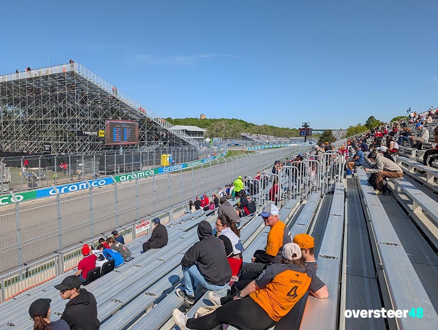 Montreal Grand Prix grandstand 46 view