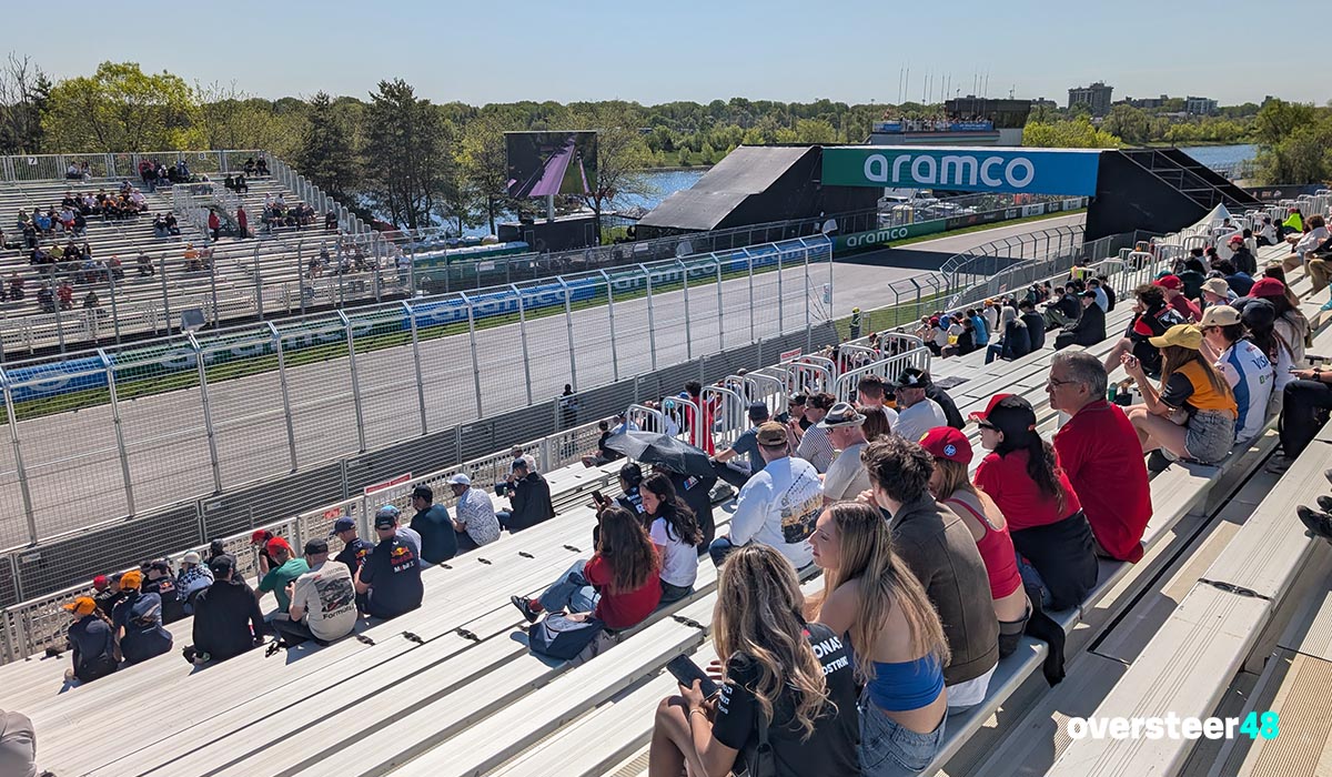Montreal Grand Prix grandstand 47 view