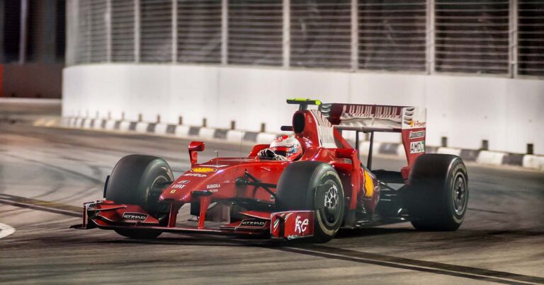 Singapore GP Ferrari F1 car