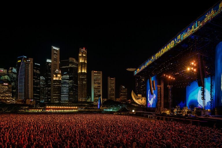 Singapore GP concert padang stage