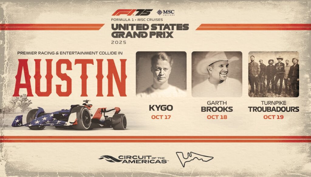 2025 Austin GP lineup