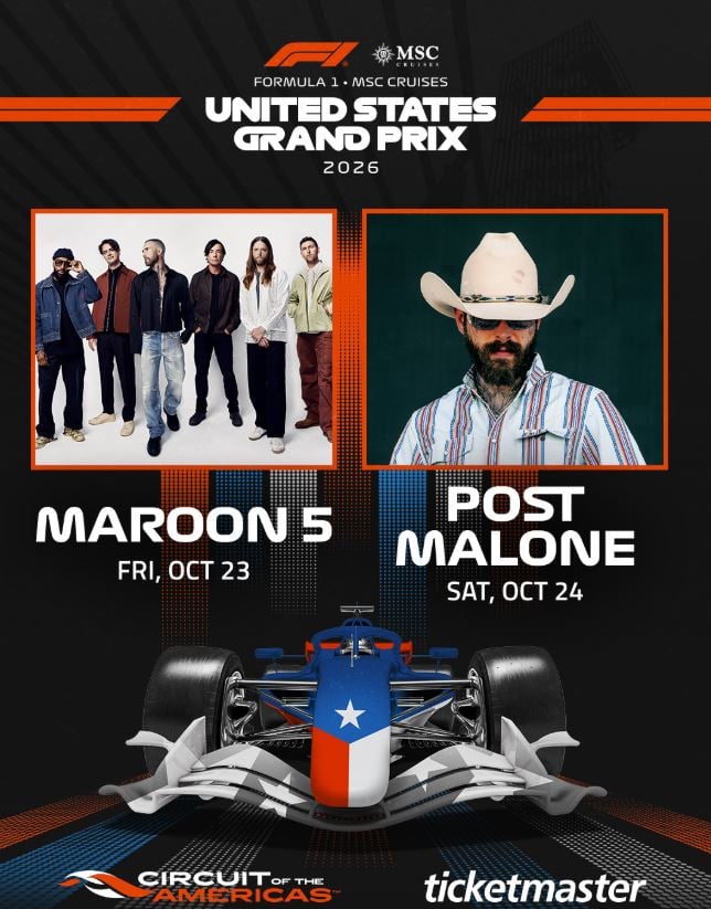 2026 Cota f1 concert headliners