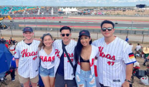 COTA F1 fans in F1 clothing
