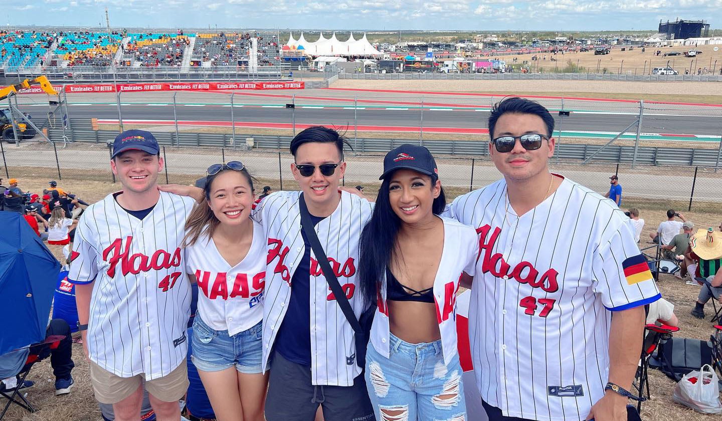 COTA F1 fans in F1 clothing