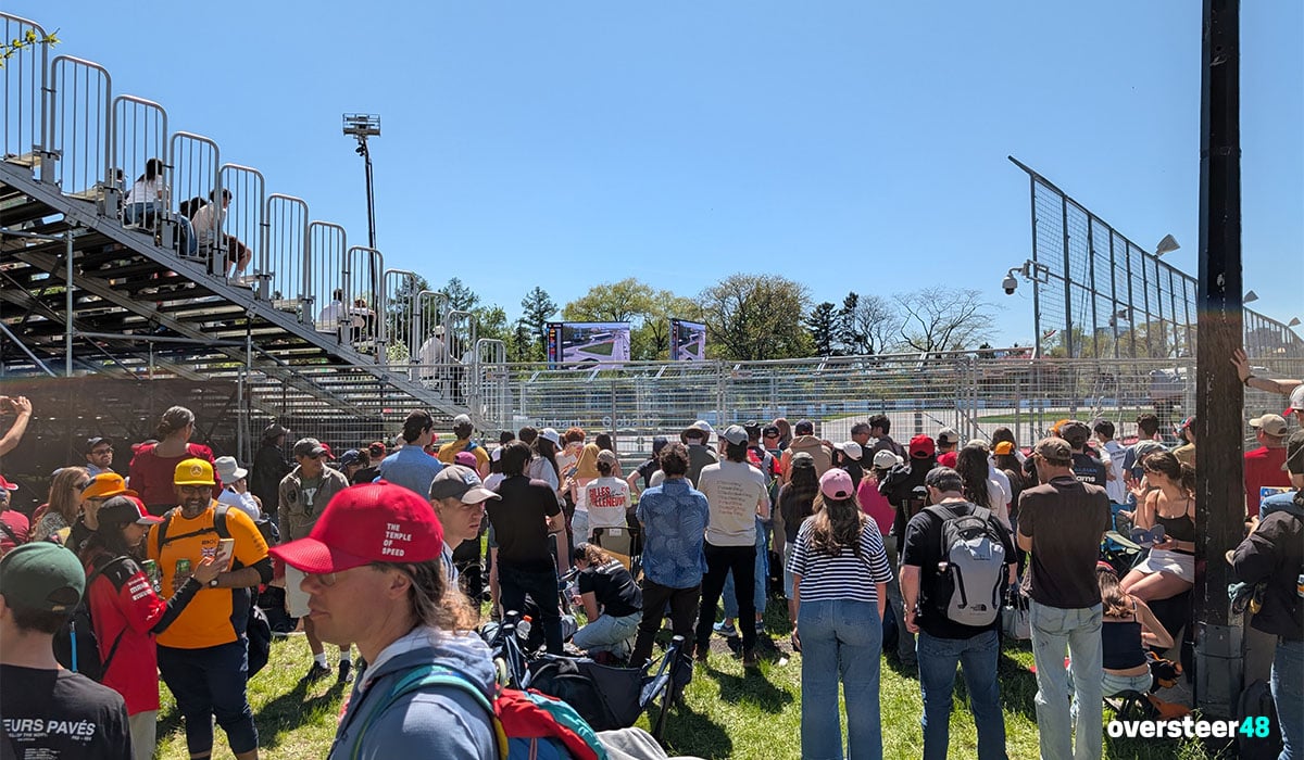 Montreal Grand Prix General admission view