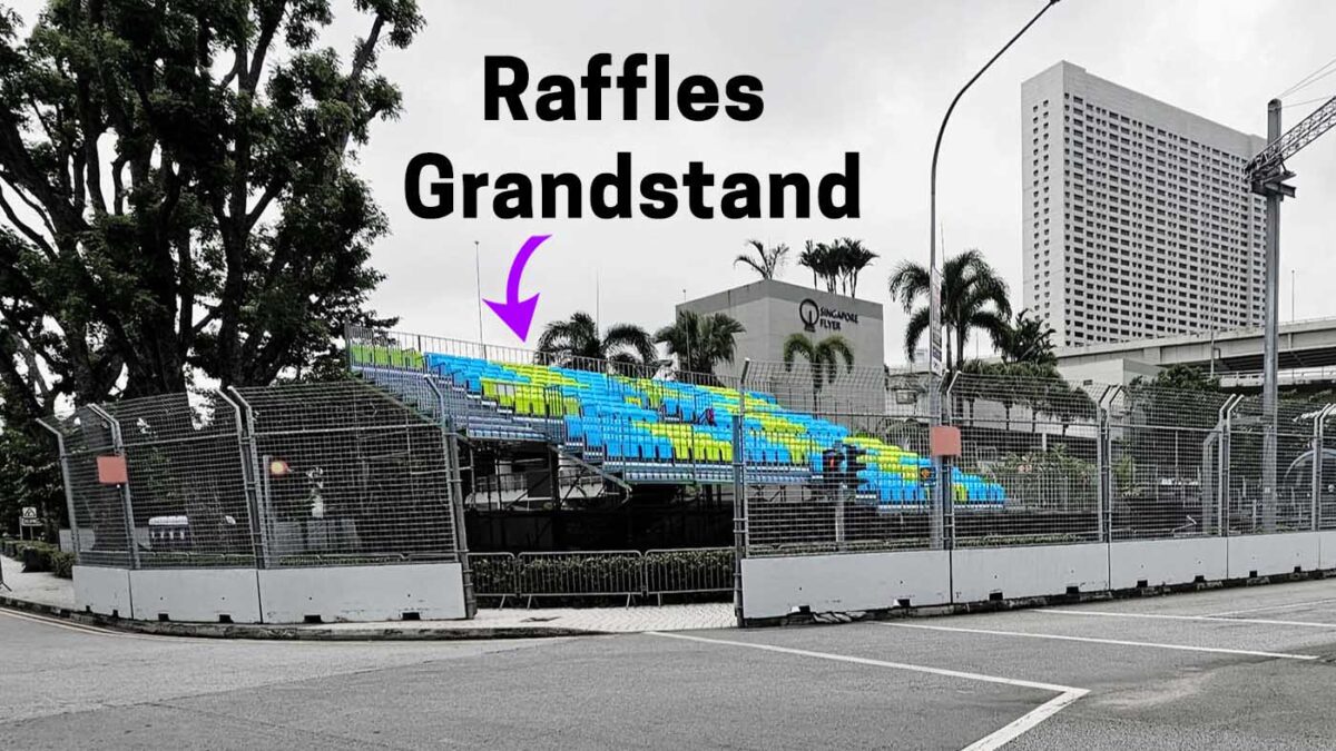 Raffles Grandstand Singapore F1: Views, Best Seats, Tickets
