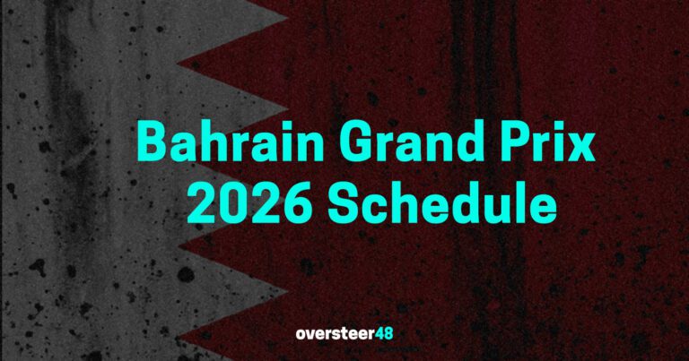 Bahrain GP schedule 2026