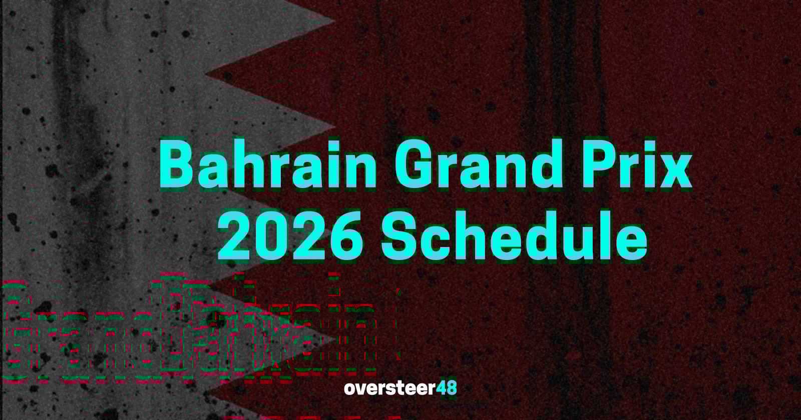 Bahrain GP schedule 2026