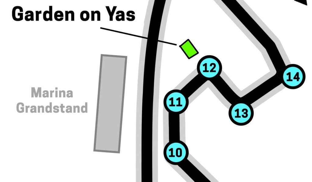 Garden on Yas Abu Dhabi GP