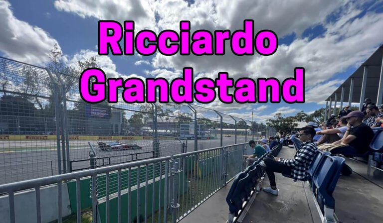 Ricciardo Grandstand at the Aus GP