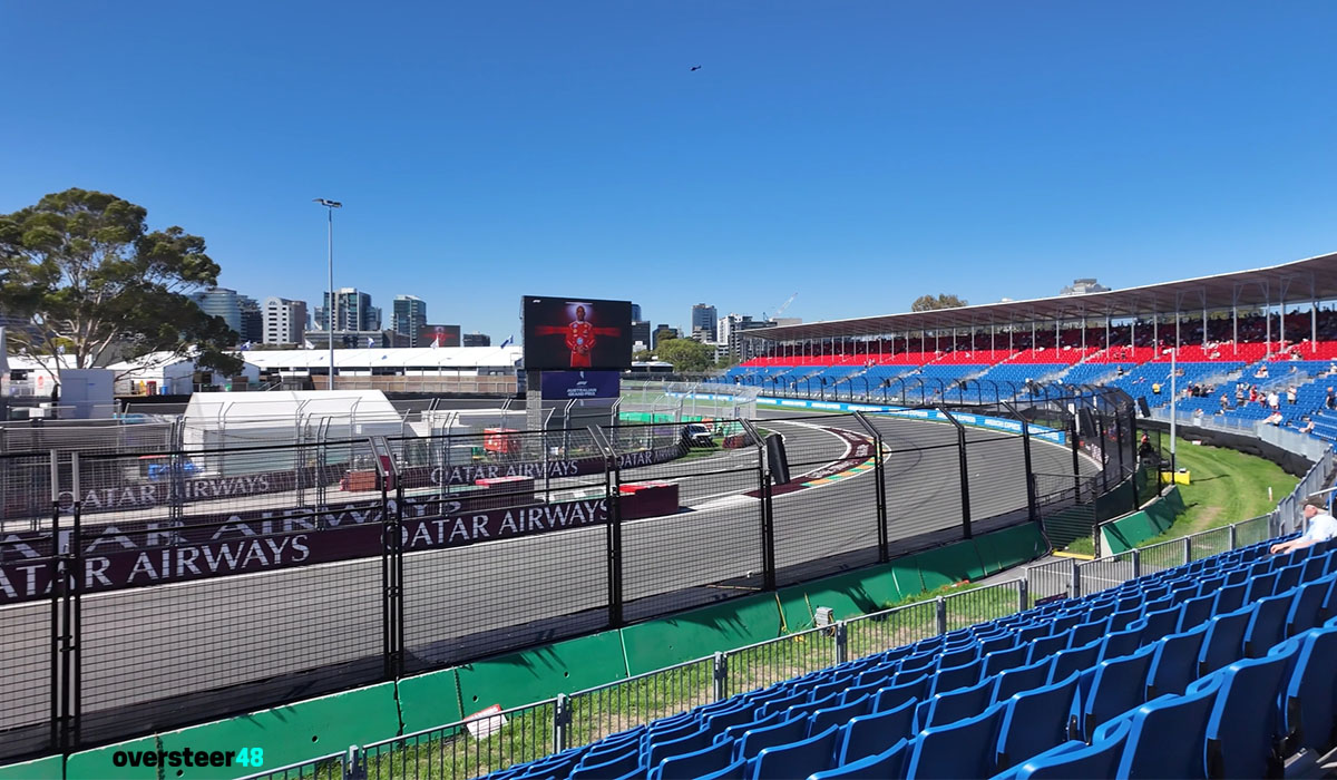 Senna grandstand Australian Grand Prix